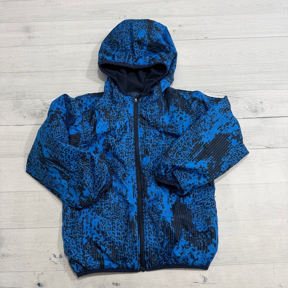 Columbia kids blue lightweight fleece lined jacket 4T